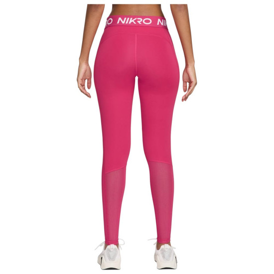 Nike Γυναικείο κολάν Pro Mid-Rise Mesh-Panelled Tights Nike Γυναικείο κολάν Pro Mid-Rise Mesh-Panelled Tights